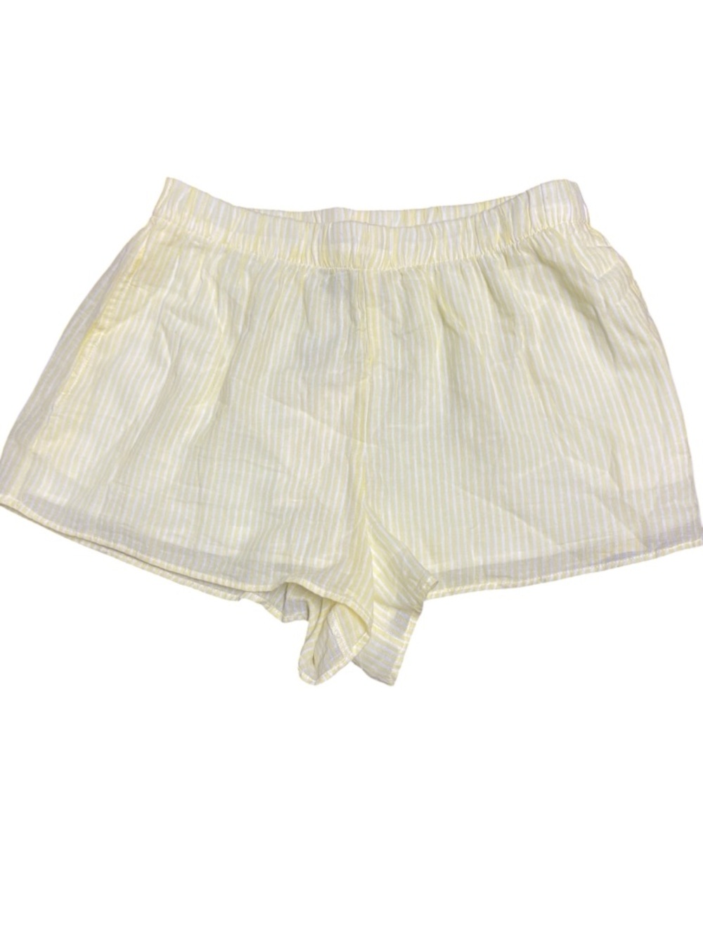 Zara Lightweight Yellow Stripe Women's Shorts
